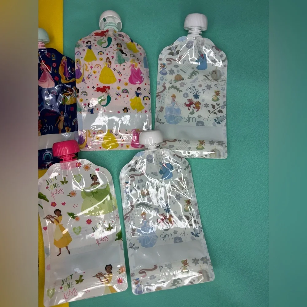 Simple Modern Disney‎ Princess Reusable Baby Food Pouches for Toddlers